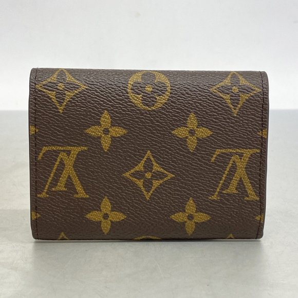 Louis Vuitton Monogram Porte Monnaie Rose Ballerine Card Case M62361 Brown Wo... - Picture 6 of 6